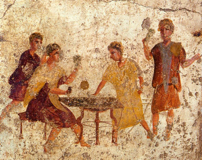 Giocatori di Pompei
