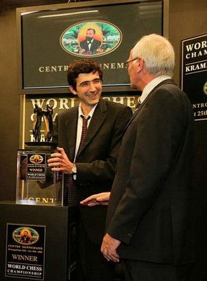 Premiazione di Kramnik