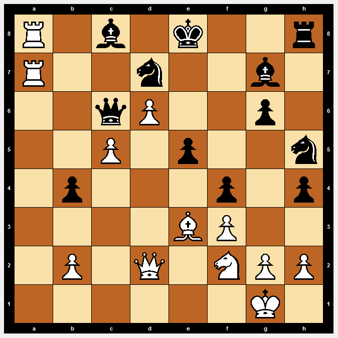R1b1k2r/R2n2b1/2qP2p1/2P1p2n/1p3p1p/4BP2/1P1Q1NPP/6K1 w k - 0 25